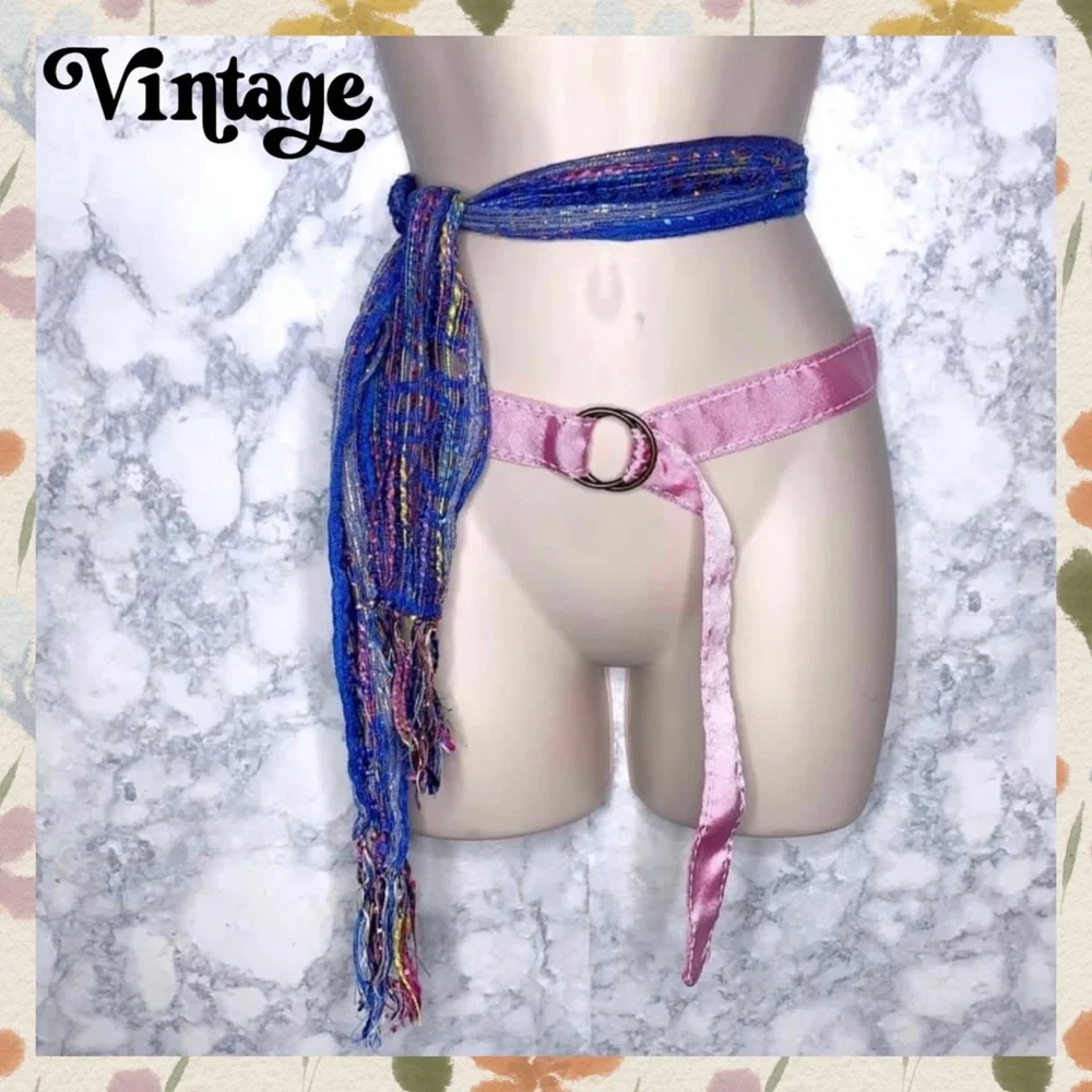 Y2K Multi Use Scarf Hair Scarf Headband + Belt Women’s Juniors Children’s